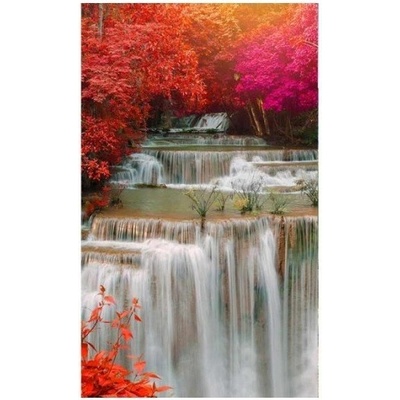 DIMEX MS-2-0072 Vliesová fototapeta na zeď Vodopád v dažďovom pralese, rozmery 150 x 250 cm