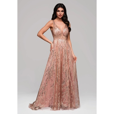 Edoti Evening dress LA-OM-DL ružová