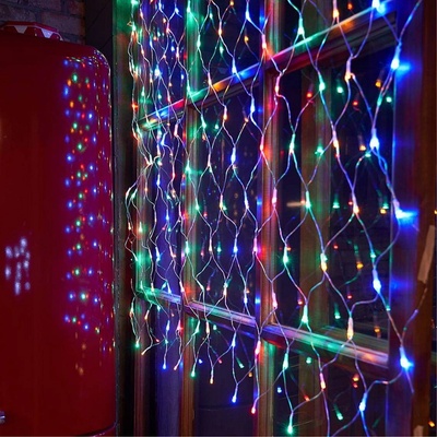 144 led мрежа 160 х 155 см. многоцветна К3