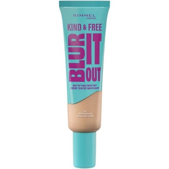 Makeup Rimmel London Kind & Free Blur It Out Mattifying Skin Tint 001 Fair Porcelain 30 ml