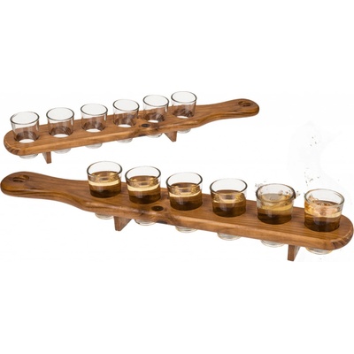 Lampionky.cz Držák na panáky dřevěný 45 cm – Zbozi.Blesk.cz