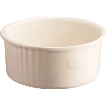 Image 1 of Emile Henry 23 см керамична форма за суфле в цвят екрю emile henry