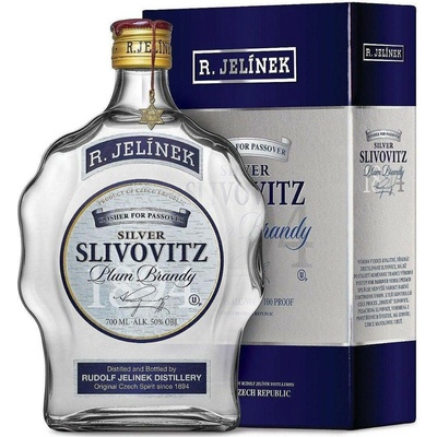 R. Jelínek Slivovice Silver Kosher 42% 0,7 l (kazeta)
