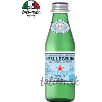 SAN PELLEGRINO MINERÁLNÍ VODA sklo 0.25 l
