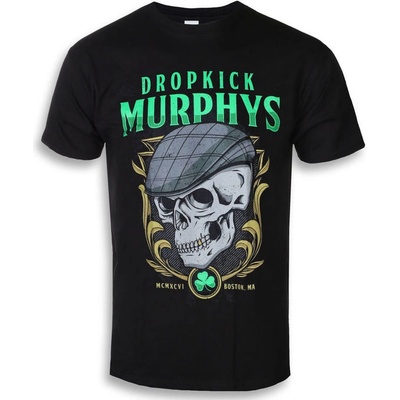 Metal Kings Road Dropkick Murphys Skelly Skull černá