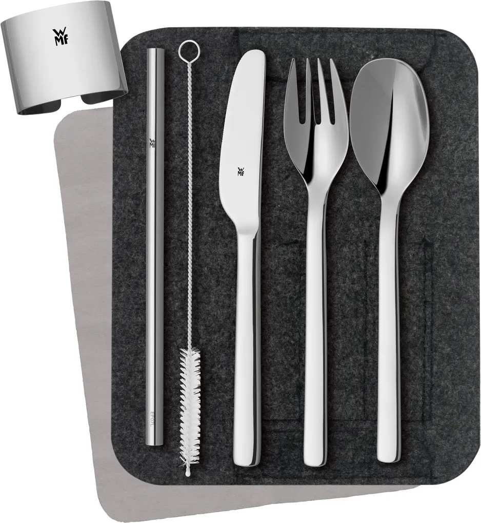 WMF Комплект прибори за хранене my2go, с калъф, зелен, wmf (wm1295036040)