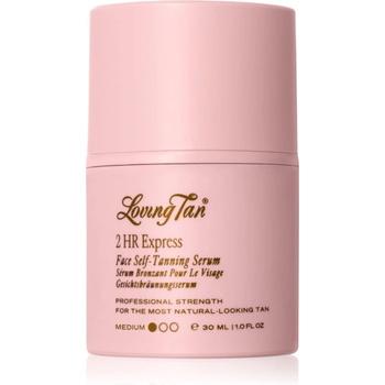 Loving Tan 2 HR Express серум за лице за изкуствен тен цвят Medium 30ml