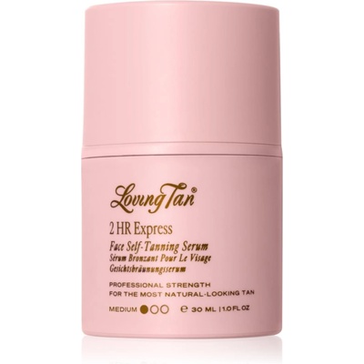 Loving Tan 2 HR Express серум за лице за изкуствен тен цвят Medium 30ml