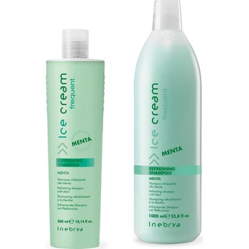 Inebrya Refreshing Shampoo Mint osviežujúci šampón s mätou 1000 ml