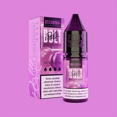 Zeus Bolt Bubbly Blackcurrant 10 ml 20 mg – Zboží Dáma