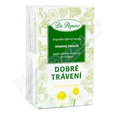 Dr.Popov Čaj Dobré trávenie 20 x 1,5 g