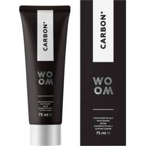 Woomax Woom Carbon+ whitening black toothpaste with active carbon 75ml