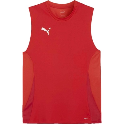 Puma TEAMGOAL SLEEVELESS JERSEY červená biela