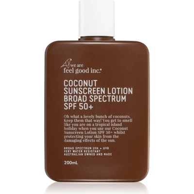 We Are Feel Good Inc We Are Feel Good Inc. Coconut слънцезащитен крем SPF 50+ 200ml