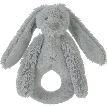 Image 1 of Happy Horse Дрънкалка Happy Horse - Зайчето Richie, светлосива, 18 cm (132633)