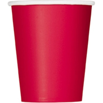 Unique Tégliky papierové Ruby Red