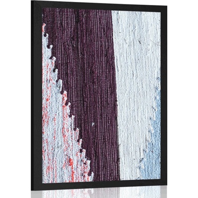 Plakát textura staré tkaniny - 30x45 silver