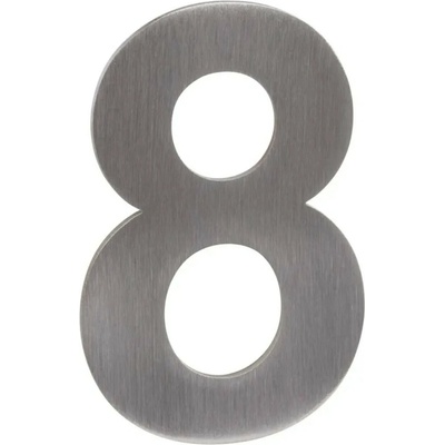 Walteco Domové číslo ""8"" nerez samolepiaci, 50 mm