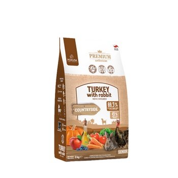 POKUSA Pokusa - суха храна за стари кучета с пуйка и заек, 3кг, - Полша (PO_Senior-3)