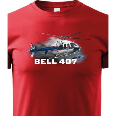 Dětské tričko Bell 407 ČervenáCanvas Dětské tričko Bezvatriko.cz 3238