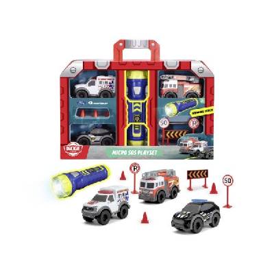 Dickie SOS Микро комплект с фенерче 9 см