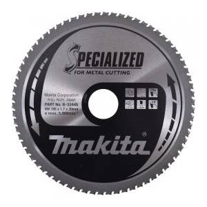 Makita нож за трион стомана SPECIALIZED 185x1.7x30 мм 70 зъба B-33445 (B-33445)