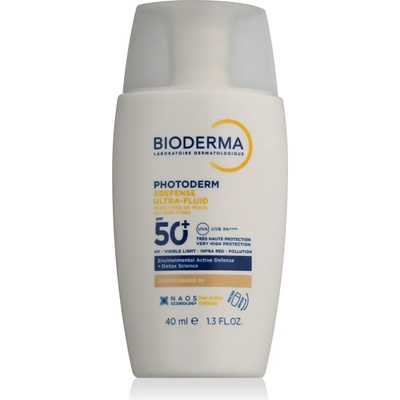 BIODERMA Photoderm Xdefense Ultra-Fluid SPF50+ Слънцезащитен продукт за лице за жени 40 ml сянка Shade 02