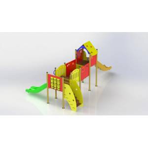 Playfactory КОМБИНИРАНО ДЕТСКО СЪОРЪЖЕНИЕ ps0035-2
