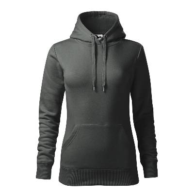 Malfini cape 414 / Дамска пелерина с качулка - тъмносив цвят l (4146715)