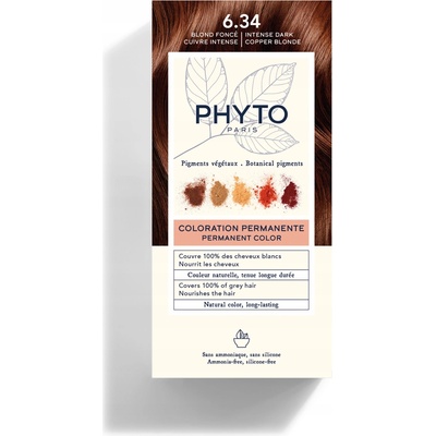 PHYTO COLOR Barva 6.34 Tmavě měděná blond