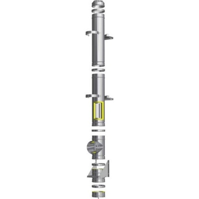 Bokra Nerezový izolovaný komín IZOL EKO 06 ø 150mm 7,7m