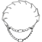 Rimba Bondage Play Metal Pinch Collar Silver