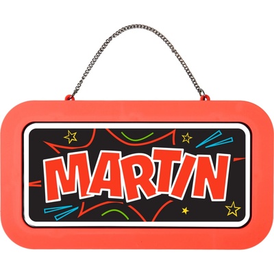 Neonová cedulka se jménem - Martin