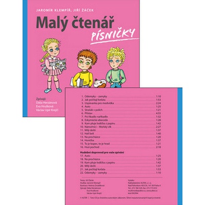 Písničky Malý čtenář - Václav Krejčí, Eva Hrušková, Dagmar Herzánová