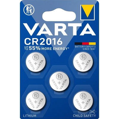 Varta CR 2016 5ks 6016101415