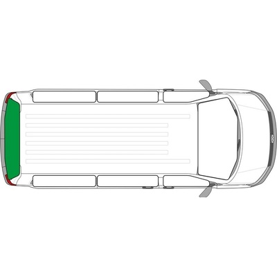 CARBEST Vnútorná termoclona zadných dverí Citroen Jumper, Peugeot Boxer, Fiat Ducato 290, od roku 2015