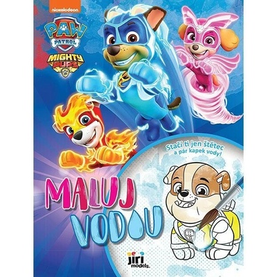 Tlapková patrola Maluj vodou A4