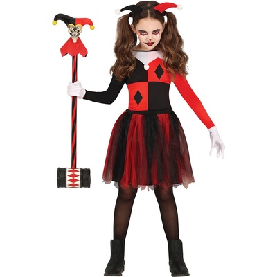 Fiestas Guirca Костюм за момичета - Арлекин Размер - деца: L: 129-137 см