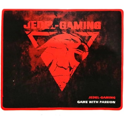 Подложка за мишка Jedel MP-05, гейминг, червено-черна, 300 x 250 x 3 мм (643254)