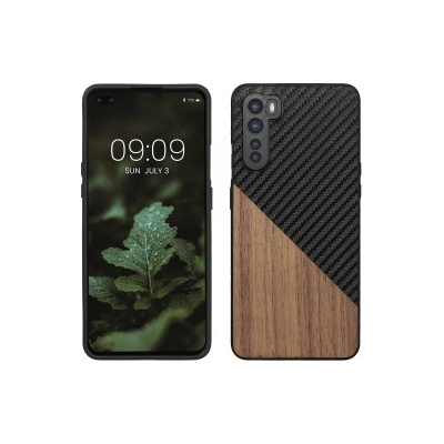 Púzdro kwmobile Pevné OnePlus Nord tmavě hnědá