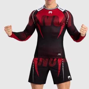 Venum | Официален Вносител за България Рашгард Venum Adrenaline Long Sleeve Red - M