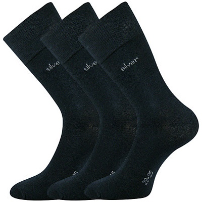 Lonka ponožky Desilve 3 pár tmavě modrá