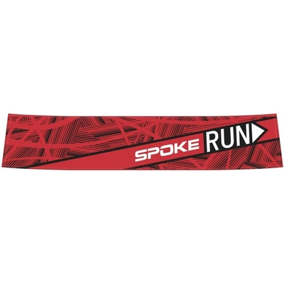 Spoke Run headband red black