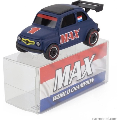 Brumm Fiat 500 Brums Livery Max N 1 World Champion 2024 F1 Wheels Matt Blue 1:43