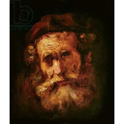 Obrazy - Rembrandt, van Rijn: Rabbi - reprodukce obrazu