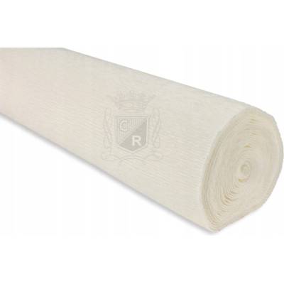 Vlnitý krepový papier Cartotecnica Rossi biely