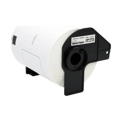 alt. štítky pre tlačiareň BROTHER QL - typ DK-11241 - 102 mm x 152 mm - 200 kusov, biele (veľké poštovné štítky)