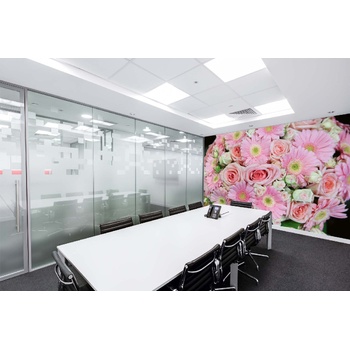 DIMEX ART Самозалепваща се флизелинова фототапета гербери 375 x 250 см