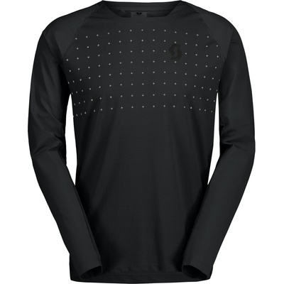 Scott Мъжка фланелка с дълъг ръкав за колоездене Scott Tee Trail Vertic Pro L/S Cycling jersey - Black - размер XL (056-3348-0315)