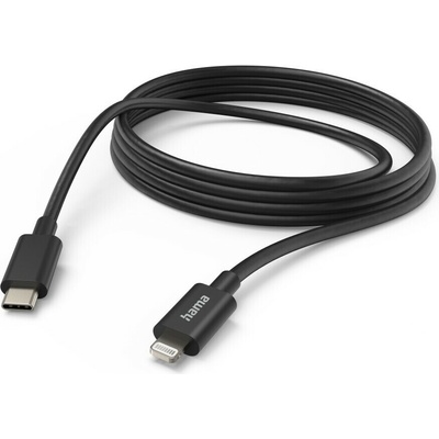Hama 201599 USB-C - Lightning 3m černý
